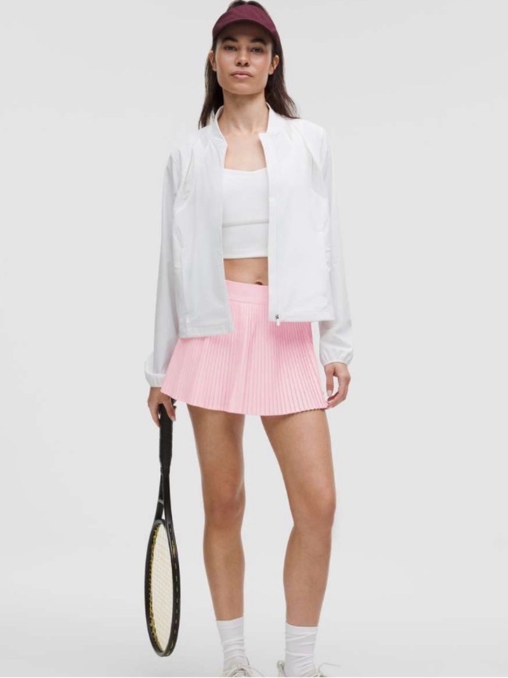 Lululemon High-Rise Varsity Pleated Tennis Skirt